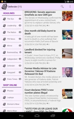 Nigerian Newspapers App android App screenshot 3